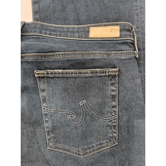 AG Adriano Goldschmied The Angel Jeans Womens 32R Blue Bootcut Flare Denim USA - Picture 13 of 14